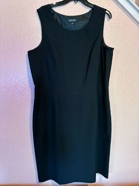 Sleeveless Navy Blue Dress
